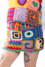 Load image into Gallery viewer, Fluffy Patchwork Skirt L/XL