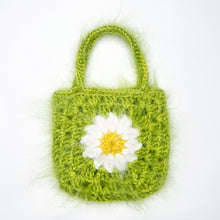 Load image into Gallery viewer, Fluffy Chunky Daisy Handbag Green