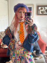 Load image into Gallery viewer, Crochet Tie PDF Pattern & Checkerboard Tie Video Tutorial