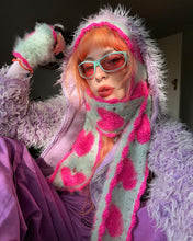Load image into Gallery viewer, Fluffy Heart Balaclava