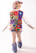 Load image into Gallery viewer, Fluffy Patchwork Vest L/XL
