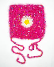 Load image into Gallery viewer, Fluffy Daisy Kitty Bonnet Pink