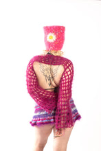 Load image into Gallery viewer, Fluffy Daisy Kitty Bonnet Pink