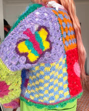 Load image into Gallery viewer, Fluffy Patchwork Cardigan XS-XL