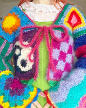 Load image into Gallery viewer, Fluffy Patchwork Cardigan XS-XL