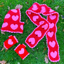 Load image into Gallery viewer, Love Heart Granny Square PDF Pattern