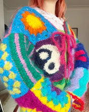 Load image into Gallery viewer, Fluffy Patchwork Cardigan XS-XL