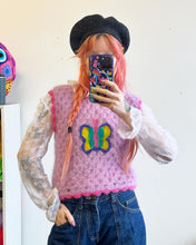 Load image into Gallery viewer, Fluffy Butterfly Vest M/L