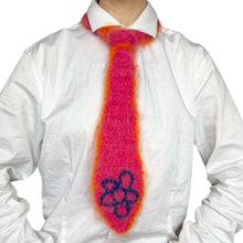 Load image into Gallery viewer, Crochet Tie PDF Pattern & Checkerboard Tie Video Tutorial