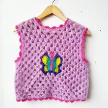 Load image into Gallery viewer, Fluffy Butterfly Vest M/L