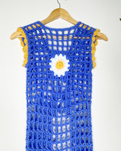 Load image into Gallery viewer, ⭐️SALE⭐️Blue Daisy Long Cardigan XS