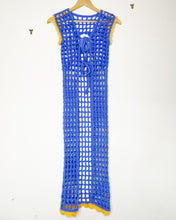 Load image into Gallery viewer, ⭐️SALE⭐️Blue Daisy Long Cardigan XS