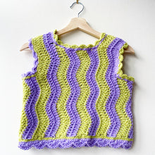 Load image into Gallery viewer, ⭐️SALE⭐️Green & Purple Wiggle Vest XS