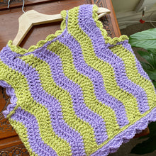 Load image into Gallery viewer, ⭐️SALE⭐️Green & Purple Wiggle Vest XS