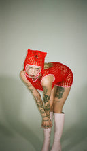 Load image into Gallery viewer, ⭐️SALE⭐️Red Heart Net Mini Dress Sample S