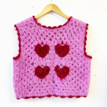 Load image into Gallery viewer, Fluffy Heart Vest M/L
