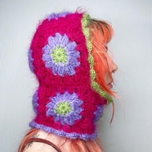 Load image into Gallery viewer, Fluffy Daisy Balaclava Pink
