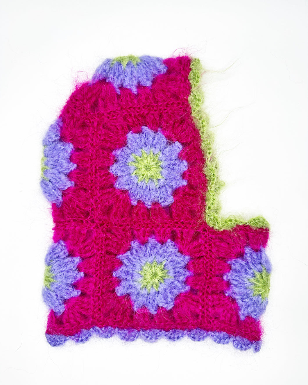 Fluffy Daisy Balaclava Pink