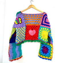 Load image into Gallery viewer, Fluffy Patchwork Cardigan XS-XL
