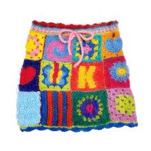 Load image into Gallery viewer, Fluffy Patchwork Skirt XS/S
