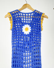 Load image into Gallery viewer, ⭐️SALE⭐️Blue Daisy Long Cardigan XS
