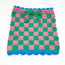 Load image into Gallery viewer, ⭐️SALE⭐️Green &amp; Pink Checkered Skirt XS/S
