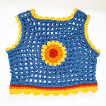 Load image into Gallery viewer, ⭐️SALE⭐️Sunflower Netted Vest S/M
