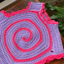 Load image into Gallery viewer, ⭐️SALE⭐️Pink &amp; Purple Swirly Vest XS

